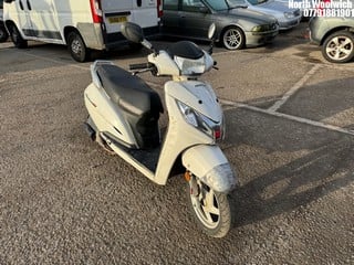 Location: North Woolwich - 2018 HONDA ACTIVIA 125 Scooter REG: LJ67JAU, Keys: No, MOT Expiry date: 06/08/2024, 124 Petrol, AUTOMATIC, Former Keepers: 6