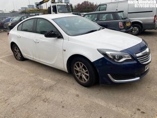 Location: North Woolwich - 2014 VAUXHALL INSIGNIA DSIGN NAV CDTI E 5 Door Hatchback REG: MF64LZP, Keys: No, MOT Expiry date: 19/11/2024, 1956 Diesel, 6 Speed Manual Diesel, Former Keepers: 3