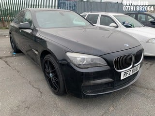 Location: BELVEDERE - 2011 BMW 730D M SPORT AUTO 	 4 DOOR SALOON REG: RFZ6561, 2993cc DIESEL, 6 SPEED AUTO DIESEL, Former Keepers: 6, Keys: No, MOT: Expiry date10.10.2025