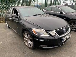 Location: BELVEDERE - 2008 LEXUS GS450H SE AUTO 	 4 DOOR SALOON REG: LR08KUU, 3456cc HYBRID ELECTRIC, VARIABLE SPEED AUTO PETROL, Former Keepers: 7, Keys: No, MOT: Expiry date13.10.2025