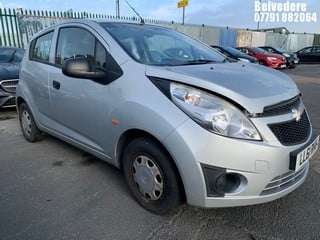 Location: Belvedere - 2012 CHEVROLET SPARK PLUS 5 Door Hatchback REG: LL61RHU, Keys: No, MOT Expiry date: 20/08/2025, 995 Petrol, 5 Speed Manual Petrol, Former Keepers: 5