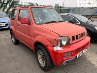 Location: Belvedere - 2008 SUZUKI JIMNY JLX Estate REG: LB08YHZ, Keys: No, MOT Expiry date: 28/07/2024, 1328 Petrol, 5 Speed Manual Petrol, Former Keepers: 1