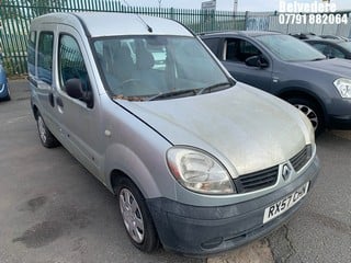 Location: Belvedere - 2007 RENAULT KANGOO AUTHENTIQUE A MPV REG: RX57CHN, Keys: No, MOT Expiry date: 30.01.2022, 1598 Petrol, 4 Speed Auto Petrol, Former Keepers: 3