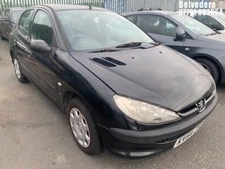 Location: Belvedere - 2004 PEUGEOT 206 S 5 Door Hatchback REG: KV54JYE, Keys: No, MOT Expiry date: 15/11/2024, 1360 Petrol, 5 Speed Manual Petrol, Former Keepers: 7