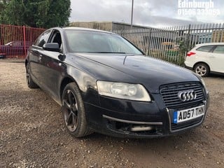 Location: Edinburgh - 2008 AUDI A6 SE TDI 4 Door Saloon REG: AD57THN, Keys: Yes, MOT Expiry date: 31/01/2025, 1968 Diesel, 6 Speed Manual Diesel, Former Keepers: 13