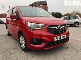 Location: Nottingham - 2019  VAUXHALL  COMBO LIFE ENERGY S/S 	 MPV REG: PL68KXW, 1199cc Petrol , 6 Speed Manual Petrol 	, Former Keepers: 1, Keys: Yes, MOT Expiry date: 16/10/2025