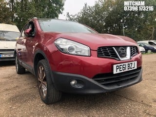 Location: MITCHAM - 2011 NISSAN QASHQAI TEKNA 	 5 DOOR HATCHBACK REG: PE61BZJ, 1598cc PETROL, 6 SPEED MANUAL PETROL, Former Keepers: 5, Keys: No, MOT: Expiry date15/11/2024