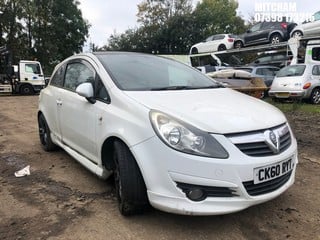 Location: Mitcham - 2010 VAUXHALL CORSA LTD EDTN CDTI EFLEX 3 Door Hatchback REG: CK60RYT, Keys: No, MOT Expiry date: 23/11/2022, 1248 Diesel, 5 Speed Manual Diesel, Former Keepers: 5