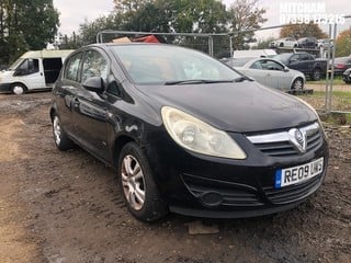 Location: Mitcham - 2009 VAUXHALL CORSA ACTIVE 5 Door Hatchback REG: RE09UWS, Keys: No, MOT Expiry date: 11/01/2024, 1229 Petrol, 5 Speed Manual Petrol, Former Keepers: 8