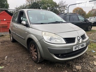 Location: Mitcham - 2007 RENAULT SCENIC DYN VVT A MPV REG: AP07WWJ, Keys: No, MOT Expiry date: 13/06/2025, 1598 Petrol, 4 Speed Auto Petrol, Former Keepers: 7