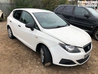 Location: Peterborough - 2010 SEAT IBIZA S A/C 5 Door Hatchback REG: DG60KAK, Keys: No, MOT Expiry date: 02/10/2024, 1198 Petrol, 5 Speed Manual Petrol, Former Keepers: 6