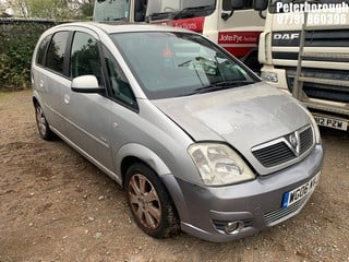 Location: Peterborough - 2006 VAUXHALL MERIVA DESIGN SEMI-AUTO MPV REG: WG06NVJ, Keys: No, MOT Expiry date: 23/09/2024, 1598 Petrol, 5 Speed Semi Auto Petrol, Former Keepers: 7