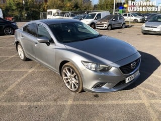 Location: Brentwood - 2014 MAZDA 6 SPORT NAV D AUTO 4 DOOR SALOON REG: KY14DXV, 2191cc DIESEL, 6 SPEED AUTO DIESEL, Former Keepers: 5, Keys: Yes, MOT Expiry date: 22/01/2025