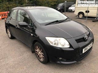 Location: Brentwood - 2007 TOYOTA AURIS T3 VVT-I 5 Door Hatchback REG: SW57GXD, Keys: No, MOT Expiry date: 13/08/2025, 1398 Petrol, 5 Speed Manual Petrol, Former Keepers: 7