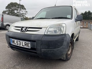 Location: Plymouth - 2004 PEUGEOT PARTNER 800 LX HDI Car Derived Van REG: WL53LRE, Keys: No, MOT Expiry date: 10/01/2024, 1997 Diesel, 5 Speed Manual Diesel, Former Keepers: 2