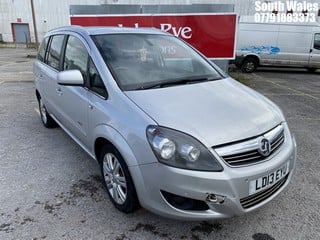 Location: South Wales - 2013 VAUXHALL ZAFIRA DESIGN CDTI E-FLEX MPV REG: LD13EYU, Keys: No, MOT Expiry date: 26/06/2024, 1686 Diesel, 6 Speed Manual Diesel, Former Keepers: 3