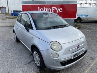 Location: South Wales - 2008 FIAT 500 POP M-JET RHD 3 Door Hatchback REG: WN58VEU, Keys: No, MOT Expiry date: 10/09/2023, 1248 Diesel, 5 Speed Manual Diesel, Former Keepers: 4