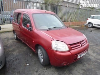 NOTE: ATF Registered Buyers ONLY - Location:  Hayes - 2008 CITROEN BERLINGO M-S FORTE 16V MPV REG: YS57SXZ, Keys: No, MOT Expiry date: 29/09/2024, 1587 Petrol, 5 Speed Manual Petrol, Former Keepers: 7