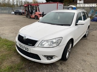 Location: Hull - 2013 SKODA OCTAVIA VRS TDI CR Estate REG: YD13FXO, Keys: No, MOT Expiry date: 26/04/2025, 1968 Diesel, 6 Speed Manual Diesel, Former Keepers: 3