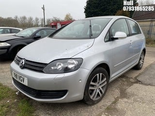 Location: Hull - 2011 VOLKSWAGEN GOLF PLUS SE TDI 5 Door Hatchback REG: YH11VGV, Keys: No, MOT Expiry date: 10/01/2025, 1598 Diesel, 5 Speed Manual Diesel, Former Keepers: 2