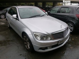 Location:  Hayes - 2007 MERCEDES C200 SE KOMPRESSOR A 4 Door Saloon REG: BV57ZKH, Keys: No, MOT Expiry date: 07/07/2024, 1796 Petrol, 5 Speed Auto Petrol, Former Keepers: 5