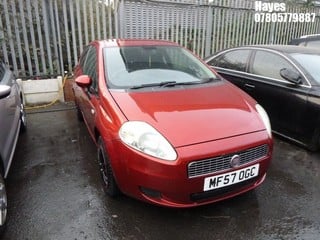 Location:  Hayes - 2007 FIAT GRANDE PUNTO ACTIVE 65 3 Door Hatchback REG: MF57OGC, Keys: No, MOT Expiry date: 10/01/2025, 1242 Petrol, 5 Speed Manual Petrol, Former Keepers: 7