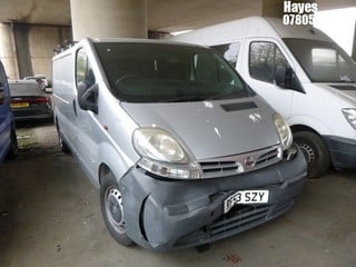 Location:  Hayes - 2003 NISSAN PRIMASTAR SE 2900 LWB Panel Van REG: RF53SZY, Keys: No, MOT Expiry date: 22/08/2025, 1870 Diesel, 6 Speed Manual Diesel, Former Keepers: 6