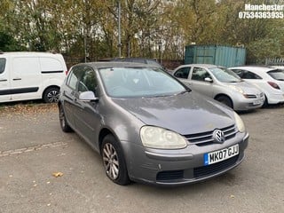 Location: Manchester - 2007 VOLKSWAGEN GOLF MATCH TDI 105 5 Door Hatchback REG: MK07GJJ, 1896 Diesel, 5 Speed Manual Diesel, Former Keepers: 4, Keys: No, MOT Expiry date: 06/08/2025