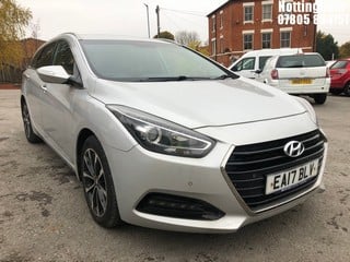 Location: Nottingham - 2017 HYUNDAI I40 SE NAV CRDI BLUE DRIV ESTATE REG: EA17BLV, 1685cc DIESEL, 7 SPEED S-AUTO DIESEL, Former Keepers: 6, Keys: Yes, MOT Expiry date: 14/02/2025