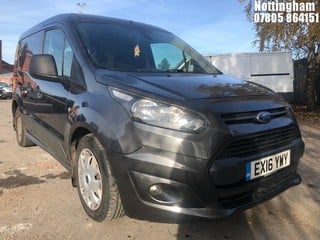 Location: Nottingham - 2016 FORD TRANSIT CONNECT 220 TREND PANEL VAN REG: EX16YWY, 1560CC DIESEL, 5 SPEED MANUAL DIESEL, Former Keepers: 1, Keys: Yes, MOT Expiry date: 09/04/2025