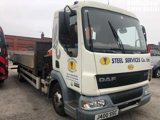 Location: Nottingham - 2005  DAF TRUCKS  FA LF45.150  Dropside Lorry  REG: J400SSC, 3920cc Diesel , Manual, Former Keepers: 2, Keys: Yes, MOT Expiry date: 31/05/2025