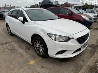 Location: North Woolwich - 2014 MAZDA 6 SE-L NAV D Estate REG: LO63ETX, Keys: No, MOT Expiry date: 11/08/2024, 2191 Diesel, 6 Speed Manual Diesel, Former Keepers: 4