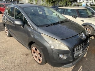 Location: North Woolwich - 2011 PEUGEOT 3008 SPORT 120 5 Door Hatchback REG: KS60BNV, Keys: Yes, MOT Expiry date: 21/01/2025, 1598 Petrol, 5 Speed Manual Petrol, Former Keepers: 6