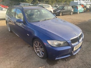 Location: North Woolwich - 2008 BMW 320D M SPORT TOURING Estate REG: YR08KPG, Keys: No, MOT Expiry date: 06/12/2024, 1995 Diesel, 6 Speed Manual Diesel, Former Keepers: 6