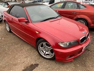 Location: North Woolwich - 2006 BMW 318CI M SPORT Convertible REG: LD56CXE, Keys: No, MOT Expiry date: 17/10/2024, 1995 Petrol, 5 Speed Manual Petrol, Former Keepers: 2