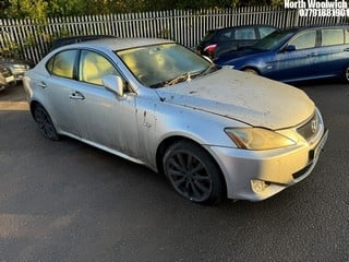 Location: North Woolwich - 2005 LEXUS  IS 250 SE 4 Door Saloon REG: GP55FGG, Keys: No, MOT Expiry date: 25/02/2025, 2499 Petrol, 6 Speed Manual Petrol, Former Keepers: 9