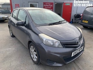 Location: BELVEDERE - 2012 TOYOTA YARIS TR VVT-I 	 5 DOOR HATCHBACK REG: GK12NFM, 1329cc PETROL, 6 SPEED MANUAL PETROL, Former Keepers: 2, Keys: Yes, MOT: Expiry date16/11/2024