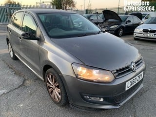 Location: BELVEDERE - 2010 VOLKSWAGEN POLO SEL 85 	 5 DOOR HATCHBACK REG: LX60ZRY, 1390cc PETROL, 5 SPEED MANUAL PETROL, Former Keepers: 4, Keys: Yes, MOT: Expiry date25.10.2024