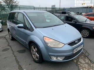 Location: BELVEDERE - 2007 FORD GALAXY ZETEC TDCI 6G 	 MPV REG: EA07PYF, 1753cc DIESEL, 6 SPEED MANUAL DIESEL, Former Keepers: 5, Keys: No, MOT: Expiry date18.03.2025