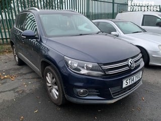 Location: Belvedere - 2014 VOLKSWAGEN TIGUAN MATCH TDI BLUE TEC Estate REG: ST14YVD, Keys: No, MOT Expiry date: 04/08/2025, 1968 Diesel, 6 Speed Manual Diesel, Former Keepers: 4