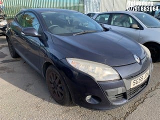 Location: Belvedere - 2009 RENAULT MEGANE EXPRESSION VVT 110 Coupe REG: SG59JOH, Keys: No, MOT Expiry date: 30/10/2024, 1598 Petrol, 6 Speed Manual Petrol, Former Keepers: 5