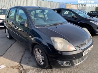 Location: Belvedere - 2006 FORD FIESTA GHIA TDCI 5 Door Hatchback REG: FN56JAO, Keys: No, MOT Expiry date: 14/03/2025, 1560 Diesel, 5 Speed Manual Diesel, Former Keepers: 8