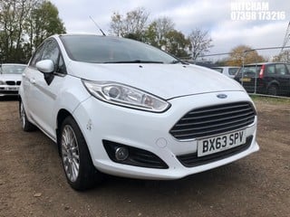 Location: MITCHAM - 2013 FORD FIESTA TITANIUM 	 5 DOOR HATCHBACK REG: BX63SPV, 998cc PETROL, 5 SPEED MANUAL PETROL, Former Keepers: 7, Keys: No, MOT: Expiry date30/10/2024