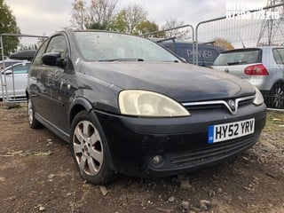 Location: MITCHAM - 2002 VAUXHALL CORSA SXI 16V 	 3 DOOR HATCHBACK REG: HY52YRV, 1199cc PETROL, 5 SPEED MANUAL PETROL, Former Keepers: 8, Keys: No, MOT: Expiry date29/08/2025