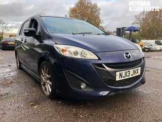 Location: Mitcham - 2013 MAZDA 5 VENTURE EDITION MPV REG: NJ13JHX, Keys: No, MOT Expiry date: 26/09/2024, 1999 Petrol, 6 Speed Manual Petrol, Former Keepers: 3