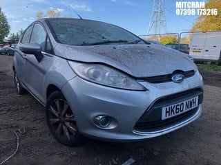 Location: Mitcham - 2011 FORD FIESTA ZETEC 5 Door Hatchback REG: HK60NWH, Keys: No, MOT Expiry date: 01/12/2023, 1242 Petrol, 5 Speed Manual Petrol, Former Keepers: 3