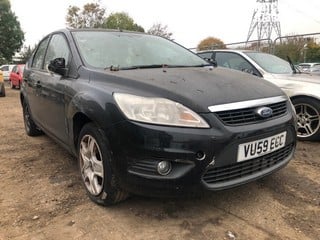 Location: Mitcham - 2009 FORD FOCUS STYLE 5 Door Hatchback REG: VU59ECC, Keys: No, MOT Expiry date: 15/10/2024, 1596 Petrol, 5 Speed Manual Petrol, Former Keepers: 5