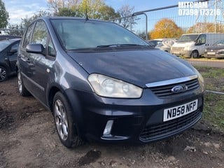 Location: Mitcham - 2008 FORD C-MAX ZETEC TD 109 MPV REG: ND58NFP, Keys: No, MOT Expiry date: 18/07/2025, 1560 Diesel, 5 Speed Manual Diesel, Former Keepers: 7