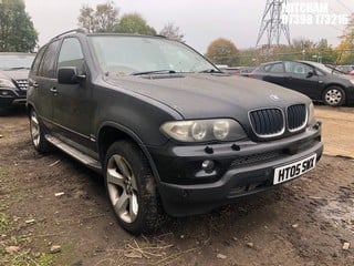 Location: Mitcham - 2005 BMW X5 SPORT D AUTO Estate REG: HT05SWX, Keys: No, MOT Expiry date: 06/09/2024, 2993 Diesel, 6 Speed Auto Diesel, Former Keepers: 7