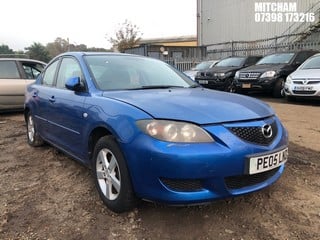 Location: Mitcham - 2005 MAZDA 3 TS 4 Door Saloon REG: PE05LND, Keys: No, MOT Expiry date: 30/05/2025, 1598 Petrol, 5 Speed Manual Petrol, Former Keepers: 9